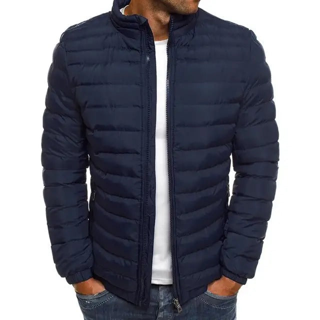 Veste mi-saison pour homme avec col montant