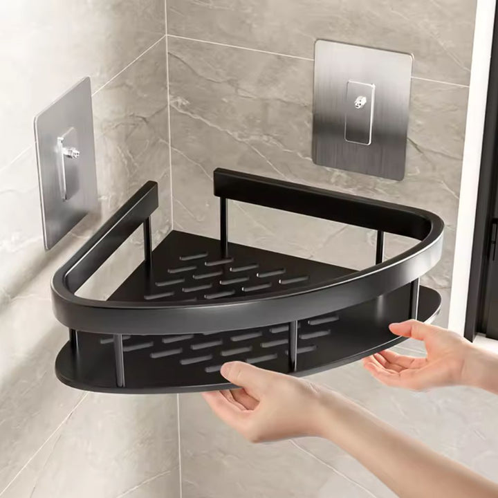 Étagère de Douche en Aluminium Sans Perçage