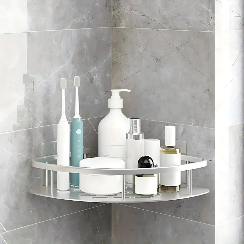 Étagère de Douche en Aluminium Sans Perçage