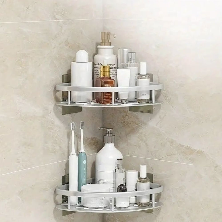 Étagère de Douche en Aluminium Sans Perçage