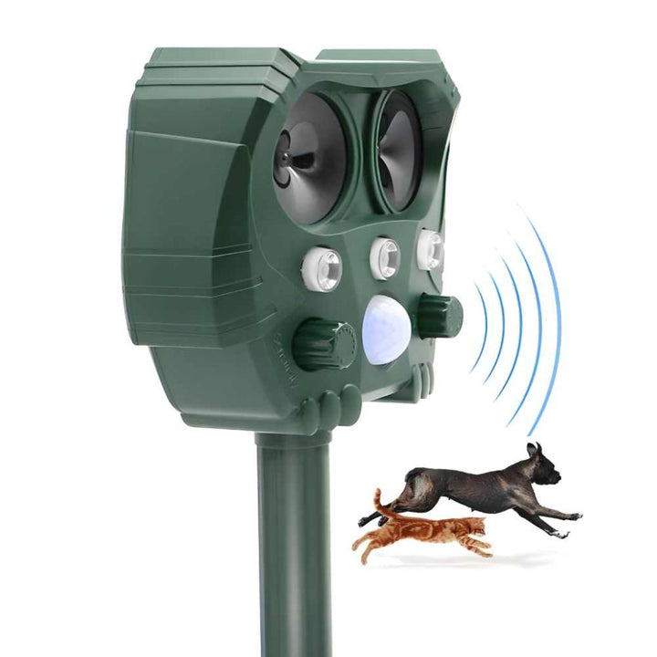 Répulsif à ultrasons pour chats, chiens, renards et rats