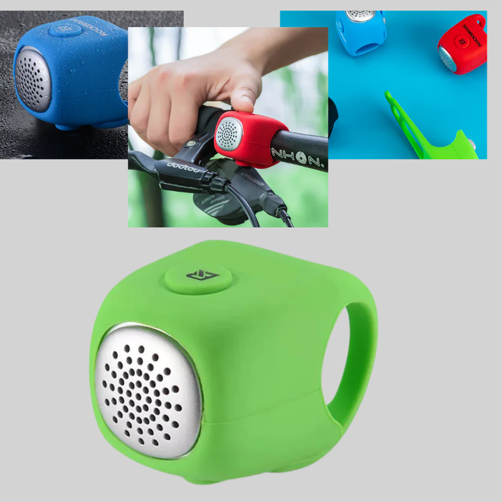 Klaxon de vélo – Klaxon compact en silicone avec son clair