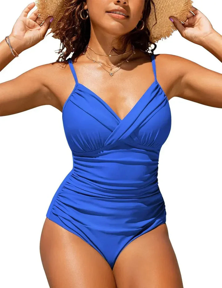 Maillot Push-Up à Col en V pour Femme : Élégance et Confort au Quotidien