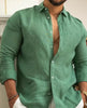 Chemise en lin pour homme