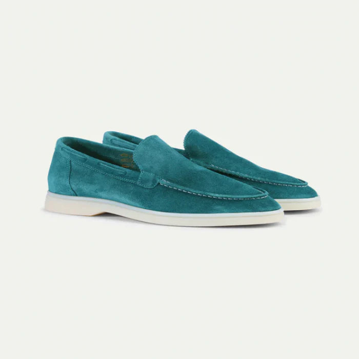 Milan – Mocassins de luxe en daim faits main pour homme