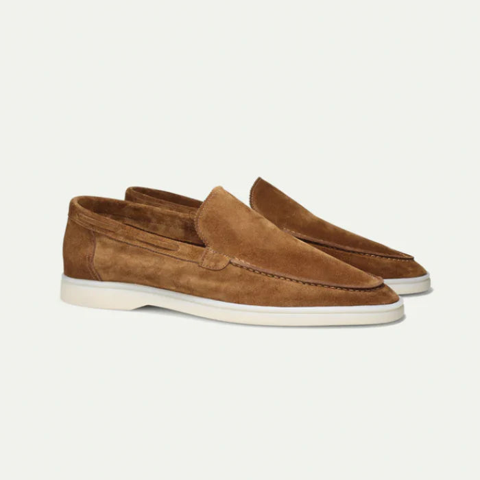 Milan – Mocassins de luxe en daim faits main pour homme