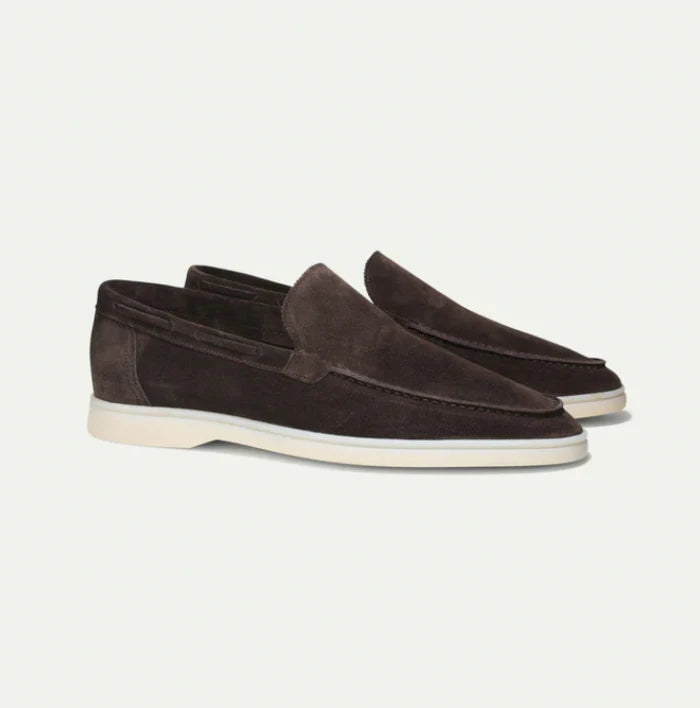 Milan – Mocassins de luxe en daim faits main pour homme