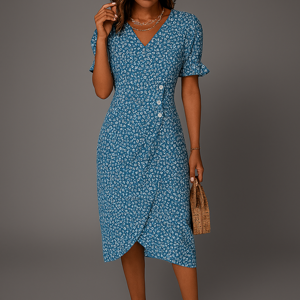 Robe longue légère pour femme