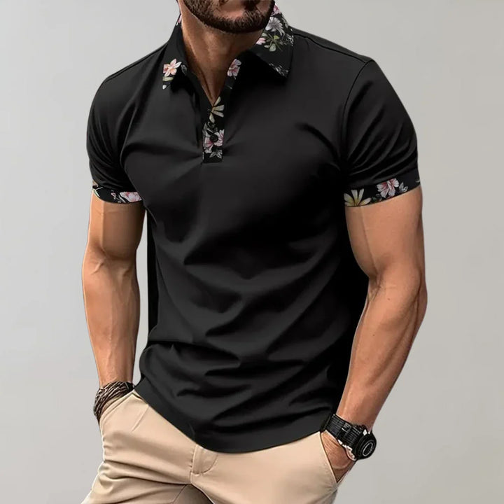 Polo à manches courtes coupe classique pour homme