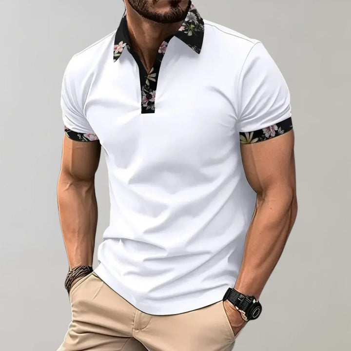 Polo à manches courtes coupe classique pour homme
