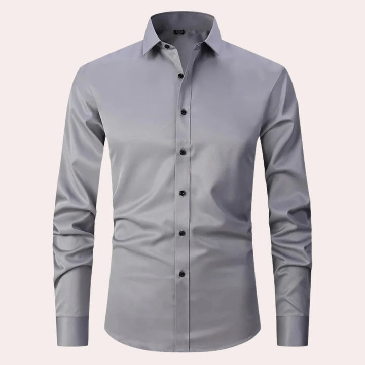 Elias - Chemise Extensible et Sans Repassage pour Hommes
