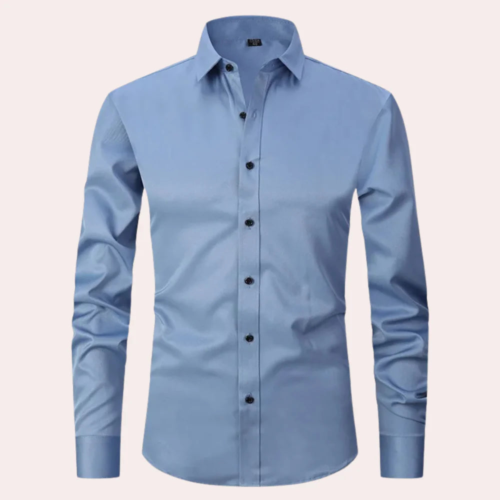 Elias - Chemise Extensible et Sans Repassage pour Hommes