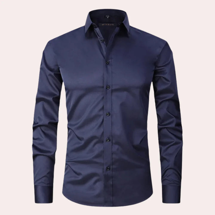 Elias - Chemise Extensible et Sans Repassage pour Hommes