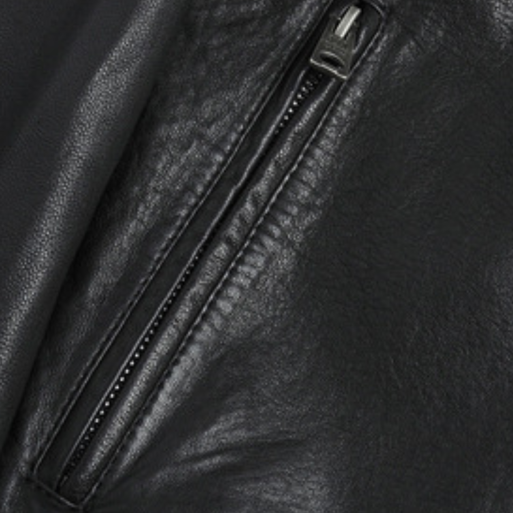 Veste en cuir pour homme
