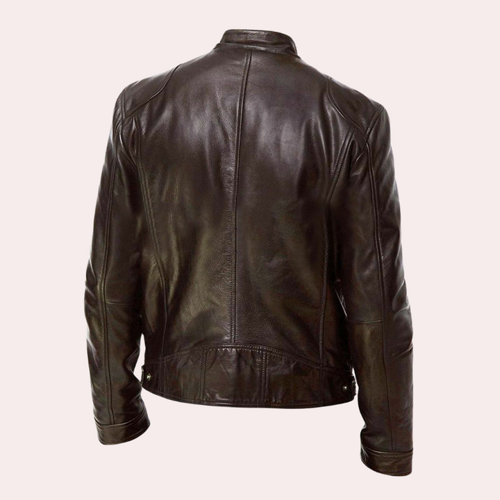 Veste en cuir pour homme