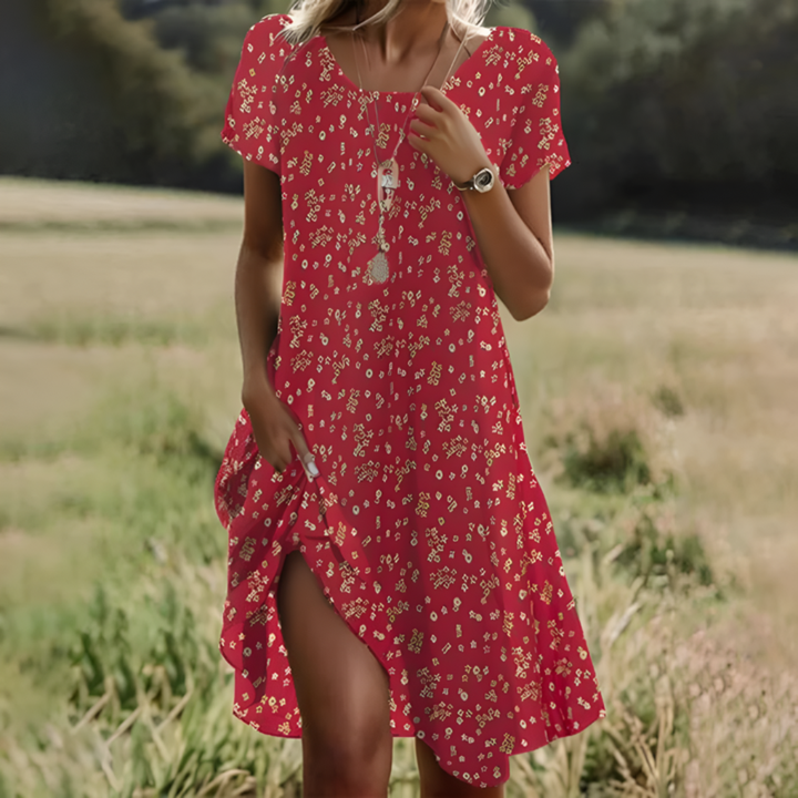 Robe d'été élégante et confortable pour femme