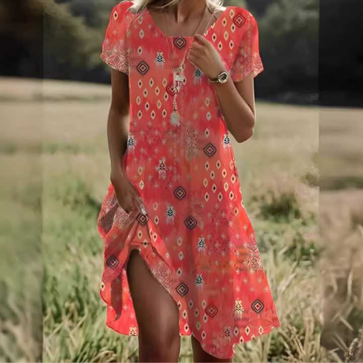 Robe d'été élégante et confortable pour femme
