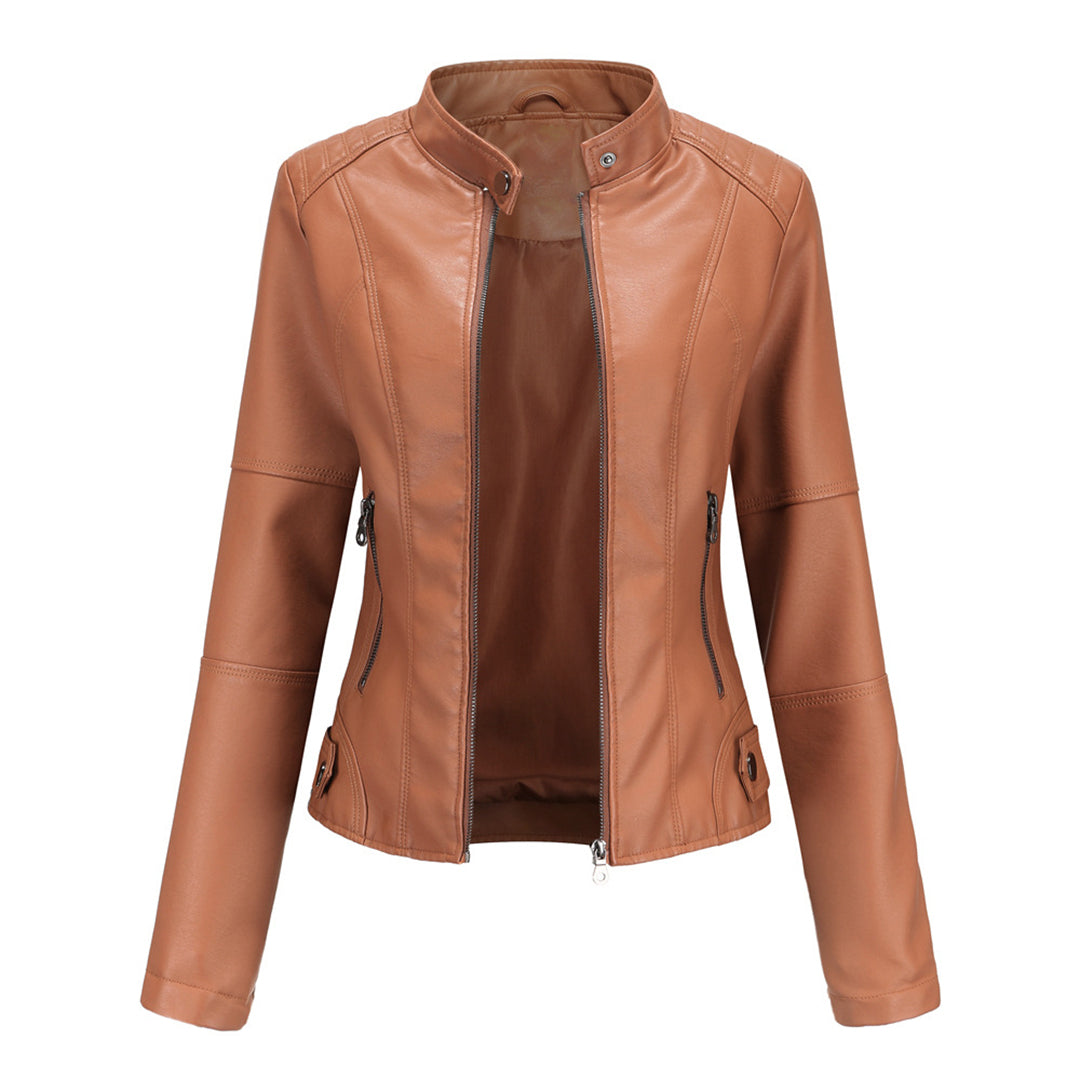 Alix |  Veste en cuir intemporelle