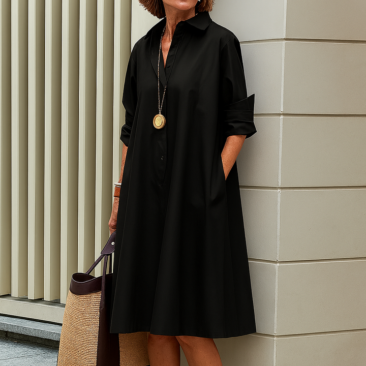 Style minimaliste intemporel pour une robe élégante sans effort