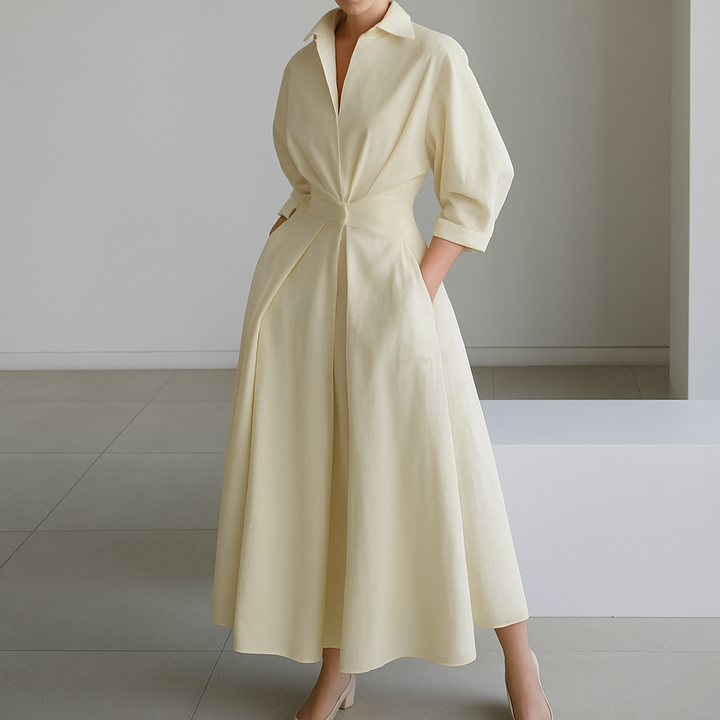 Robe longue fluide et élégante pour femme