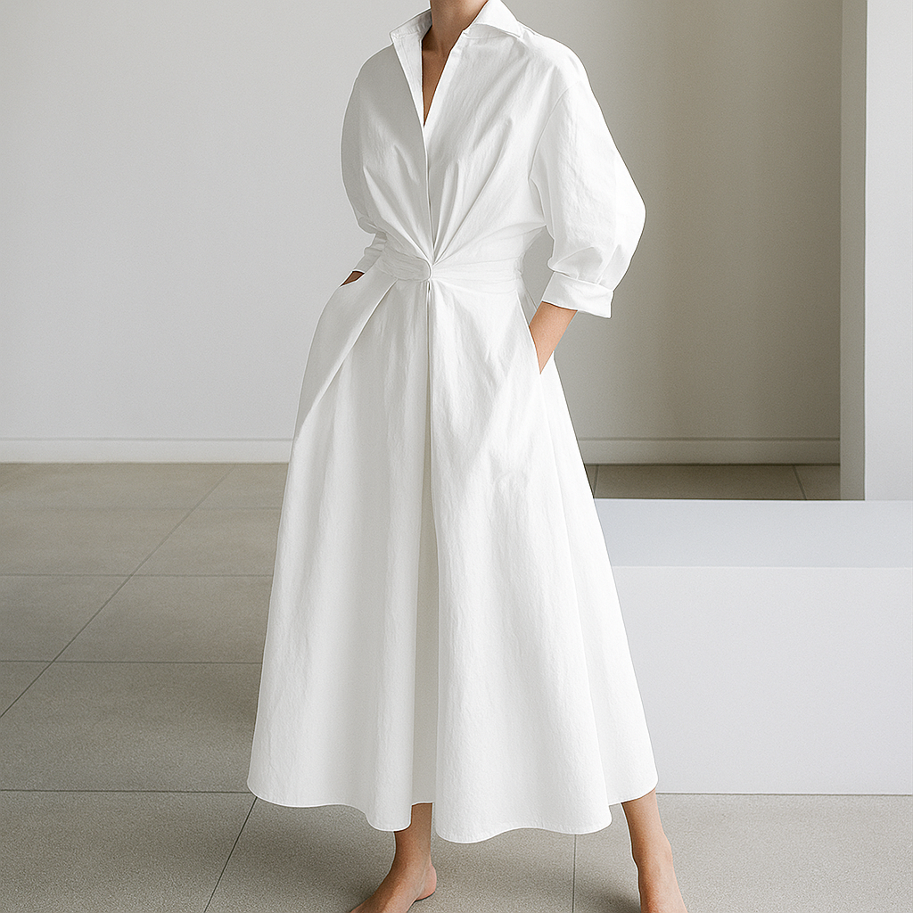 Robe longue fluide et élégante pour femme