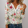 Chemisier décontracté à imprimé floral