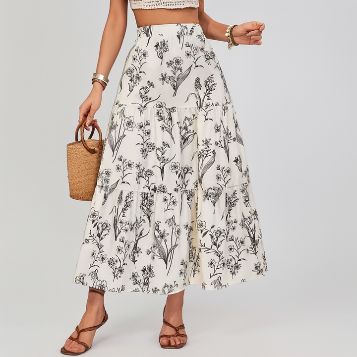 Jupe midi pour femme