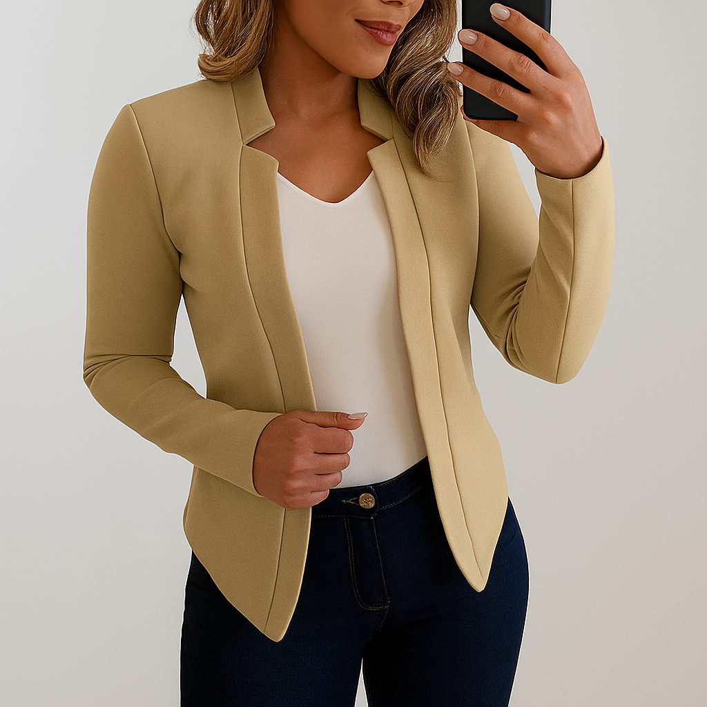 Blazer léger coupe slim pour femme