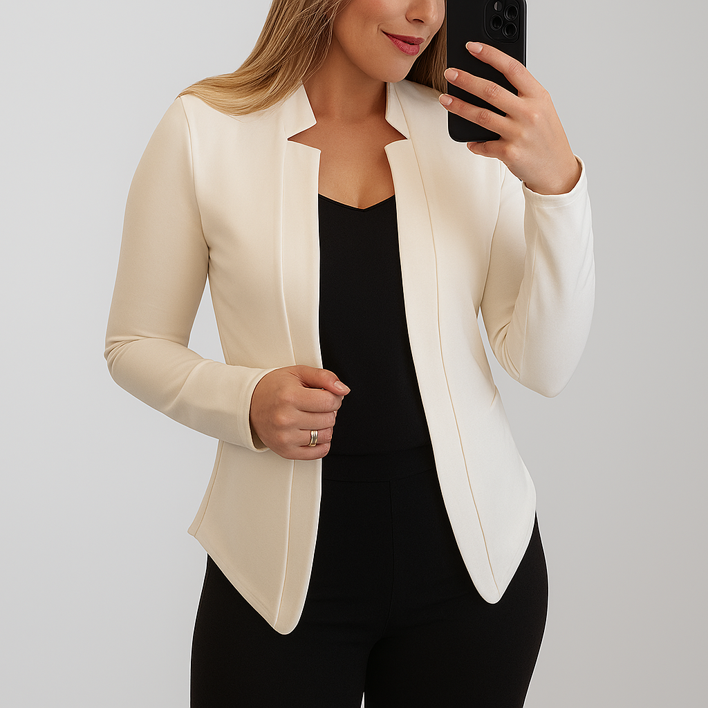 Blazer léger coupe slim pour femme