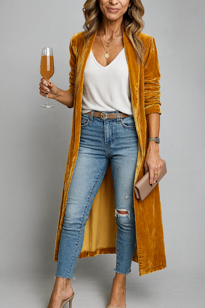 Cardigan long pour femme