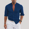 Chemise boutonnée décontractée, légère et respirante