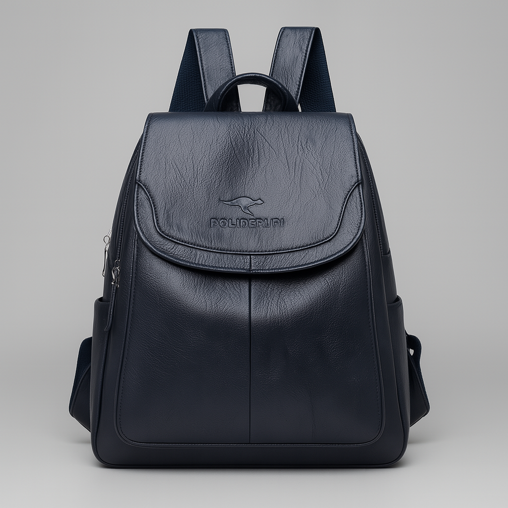 Sac à dos en cuir antivol pour femmes élégantes