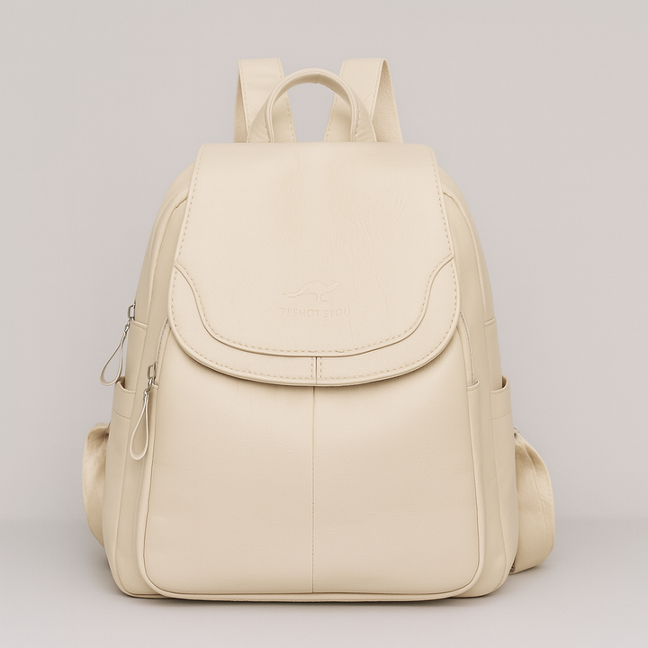 Sac à dos en cuir antivol pour femmes élégantes