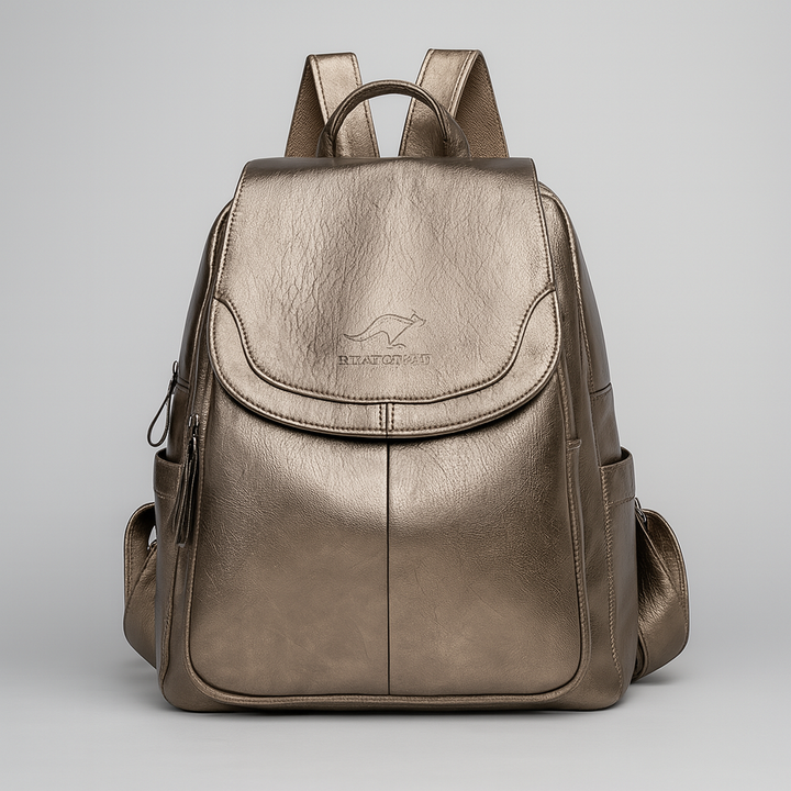 Sac à dos en cuir antivol pour femmes élégantes