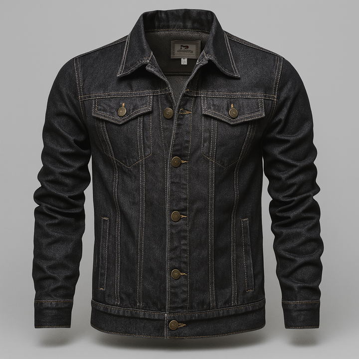 Veste camionneur en jean pour homme