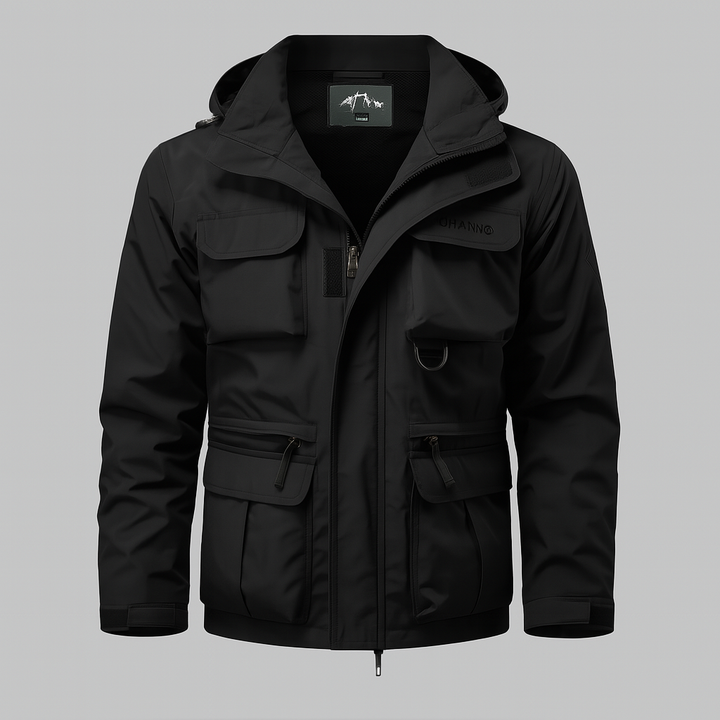 Manteau imperméable style militaire pour homme