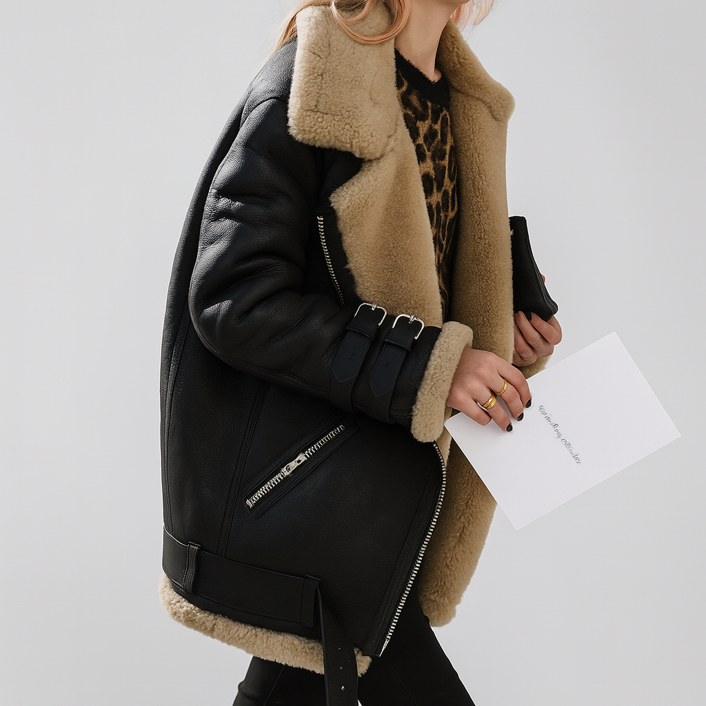 Manteau aviateur pour femme