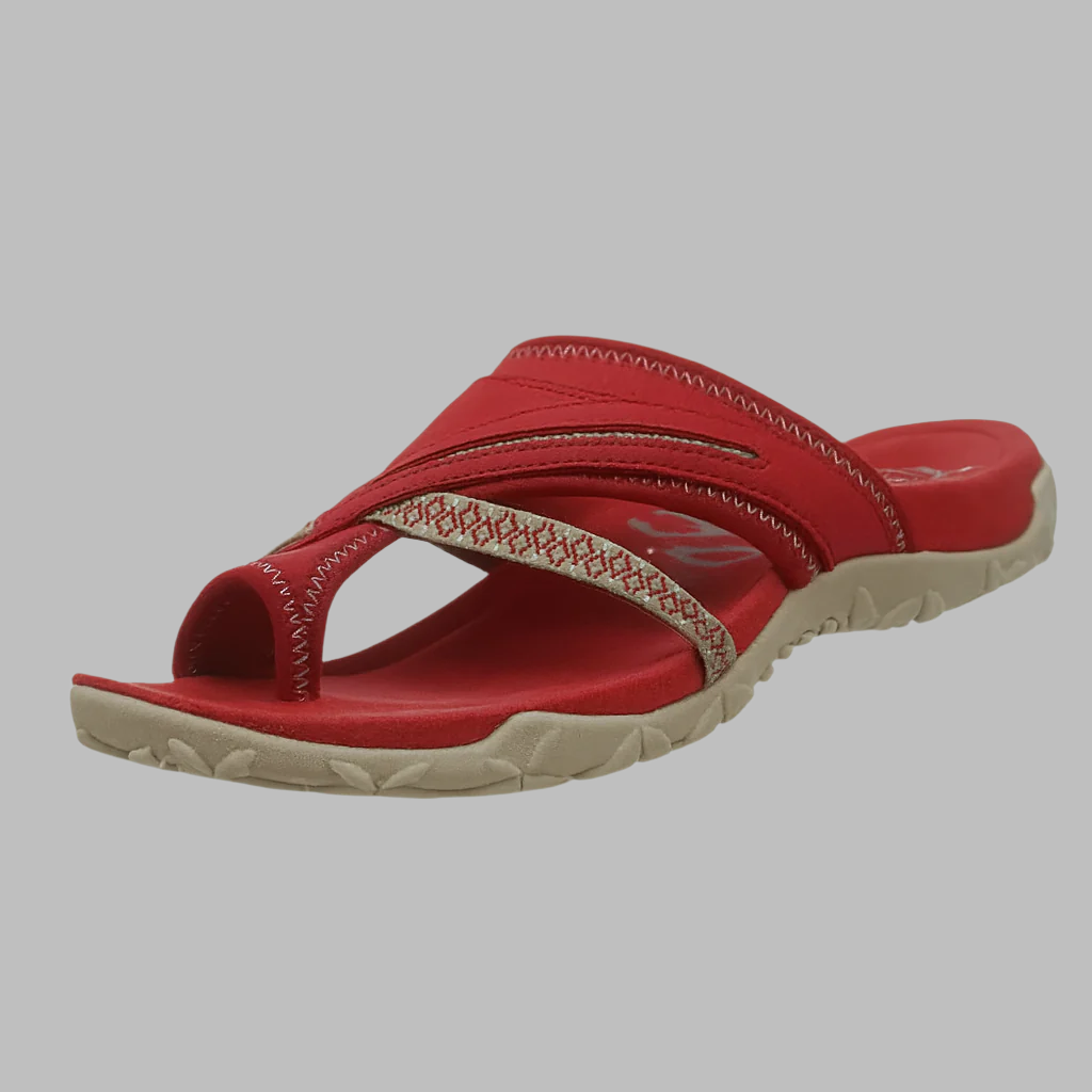 Sandales confortables à brides croisées