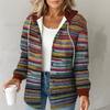 Manteau à capuche douillet pour femmes