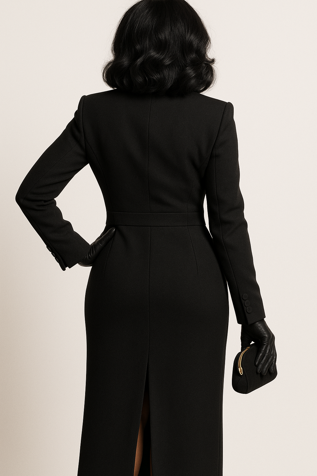 Blazer croisé au look de bureau moderne