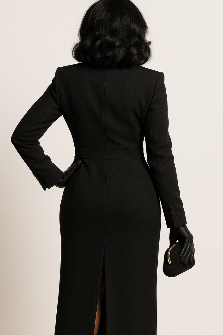 Blazer croisé au look de bureau moderne