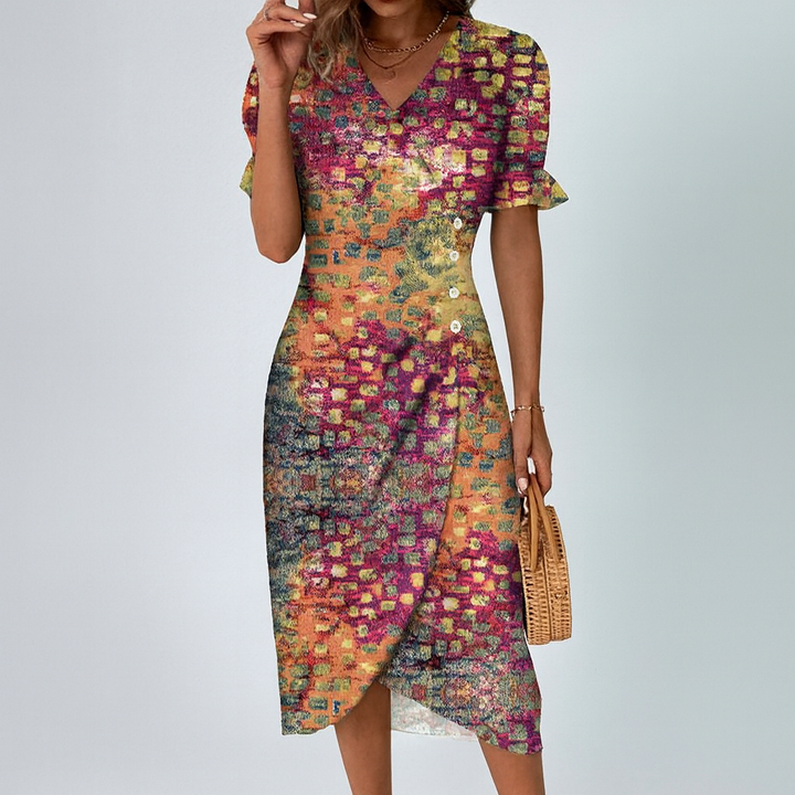 Robe longue légère pour femme