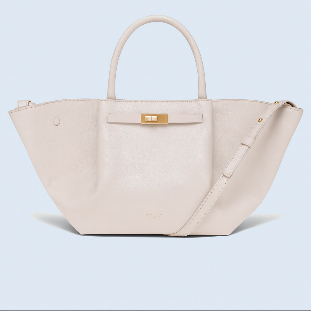 Sac à bandoulière luxueux avec accents dorés