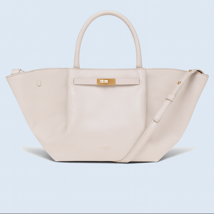 Sac à bandoulière luxueux avec accents dorés