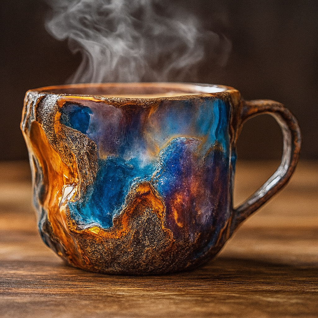 Tasses à café en cristal minéral