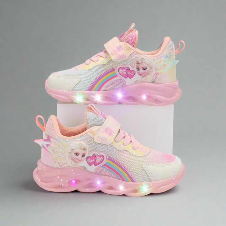 Baskets lumineuses colorées pour enfants