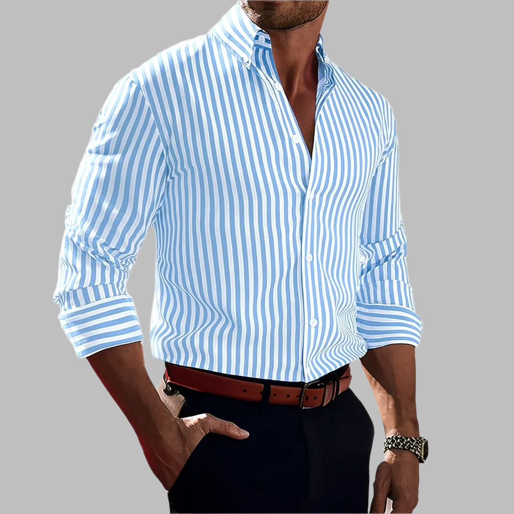 Chemise rayée pour homme