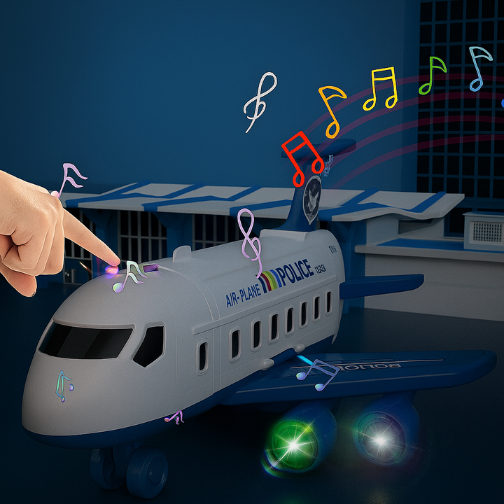 Ensemble de jeu d'avion aventureux pour enfants
