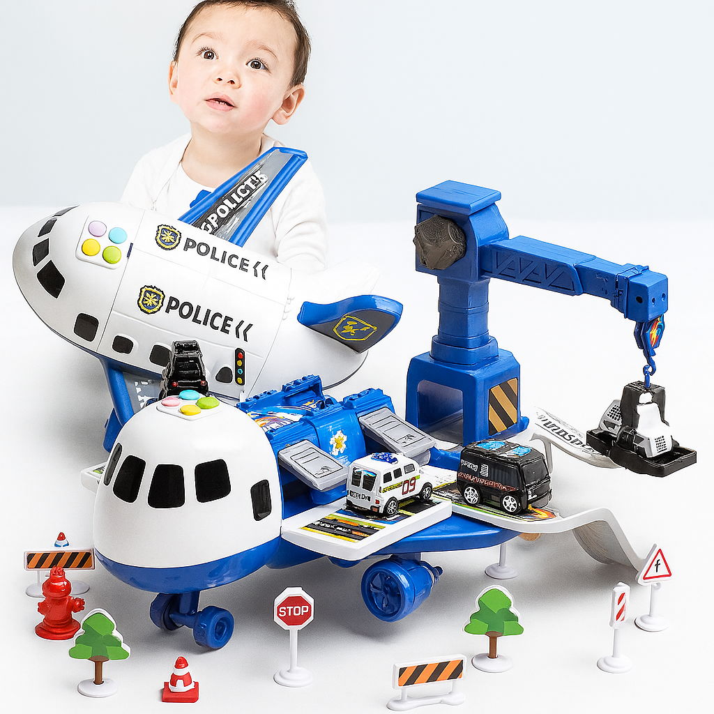 Ensemble de jeu d'avion aventureux pour enfants
