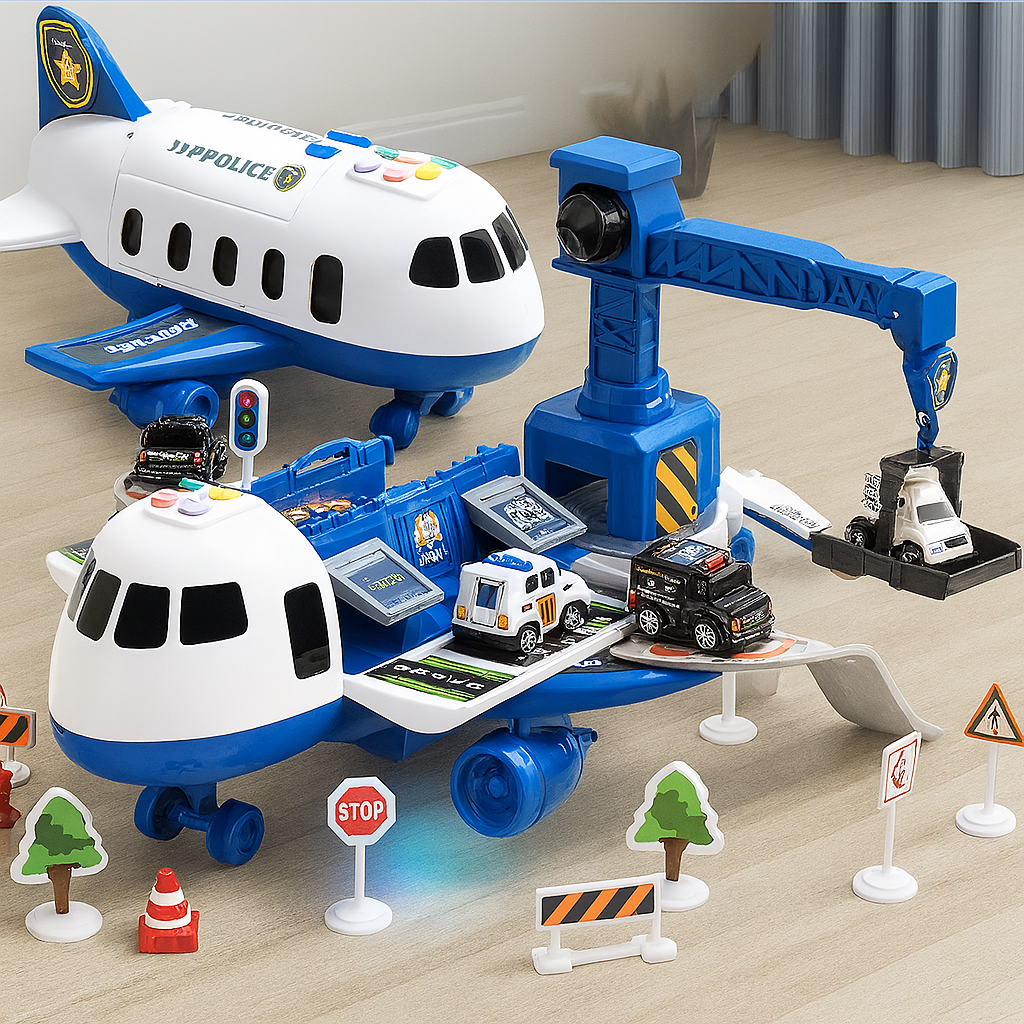 Ensemble de jeu d'avion aventureux pour enfants